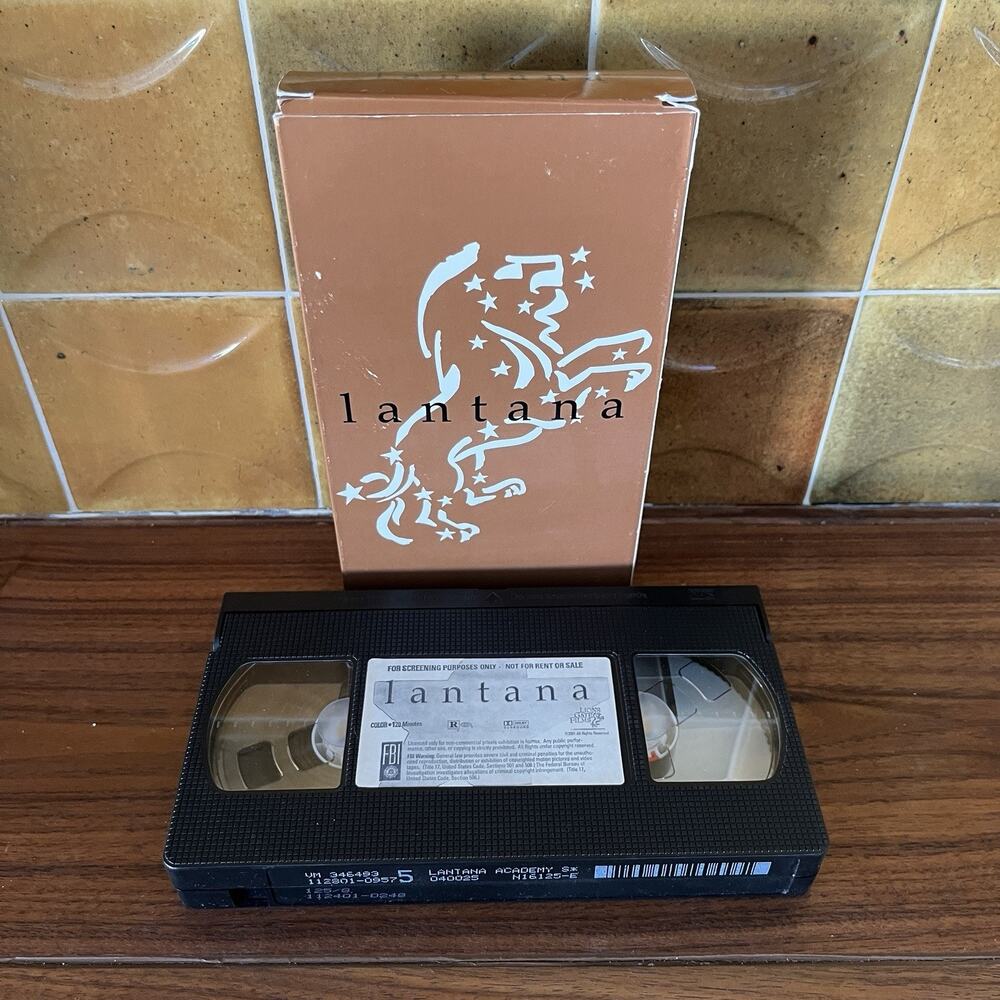 Lantana VHS 2001 FYC Academy Screener Lions Gate